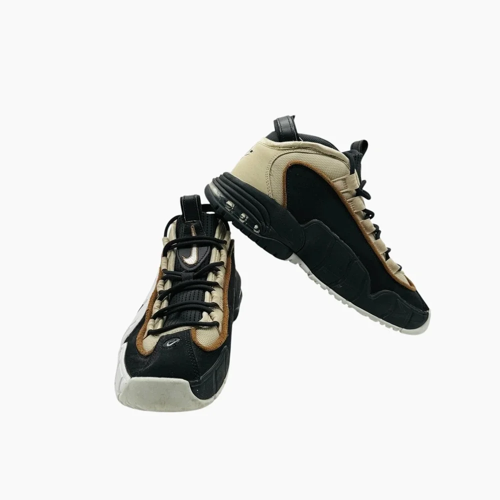 Nike Air Penny 1 GS Black White Coconut Milk Basketball Shoes‎ Sneakers 6.5Y